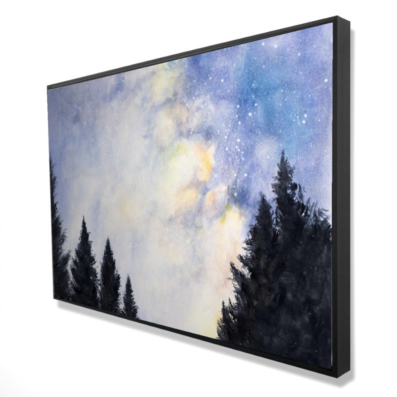 " Starry Sky In Forest "