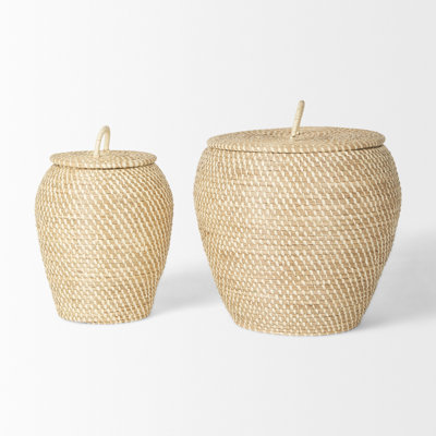 Bayou Breeze Seagrass Decorative Basket