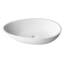 Lavabo de salle de bain ovale noir Foho-55604378