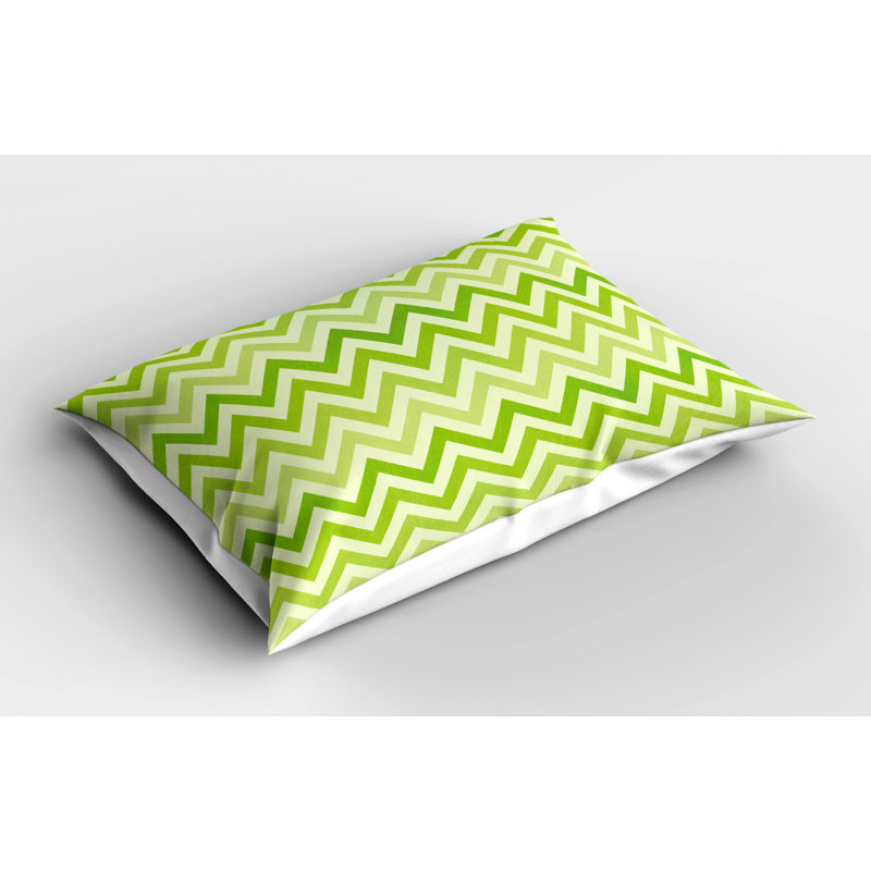 Polyester Chevron Sham Set, King