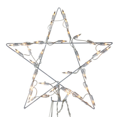 12' Clear Lighted Christmas Display Tree Outdoor Decor