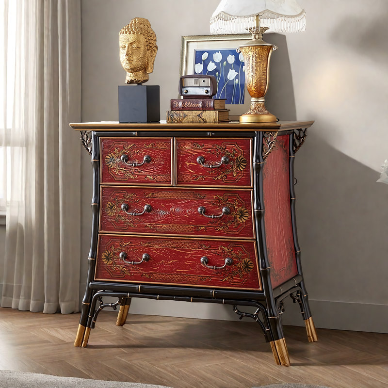 Commode d'appoint moderne et rétro