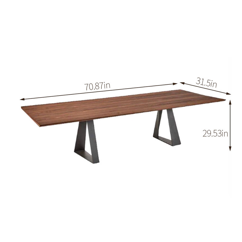 Table de salle à manger Fontelle, L 31,5 po x L 70,87 po
