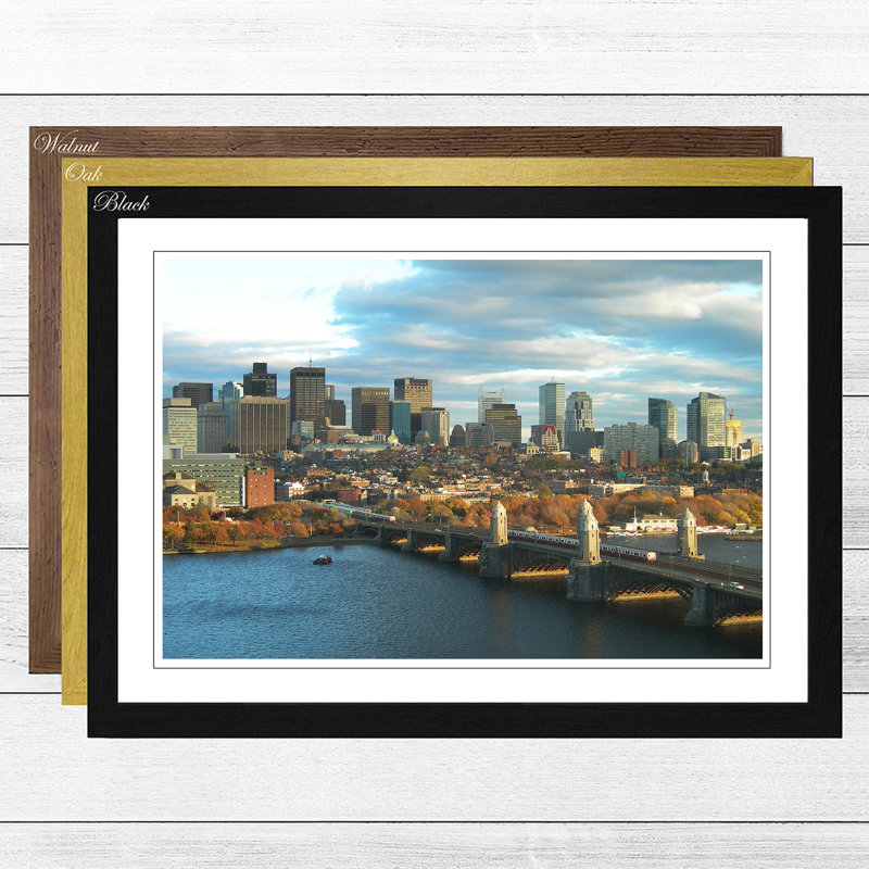 Single Picture Frame Print, Oak
