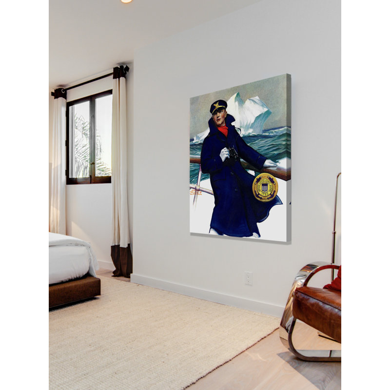 The Captain - Wrapped Canvas Print, 132cm H x 101cm W x 3.81cm D