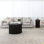 Ensemble de 2 tables basses, tables d'appoint rondes et tables d'appoint modernes-1351406722