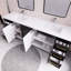 Ensemble de meuble-lavabo double 84 po Irline-1237931412
