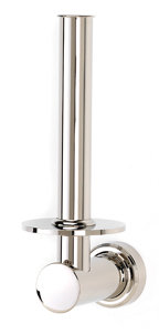Infinity Wall Mounted Reserve Toilet Paper Holder, Polished Nickel