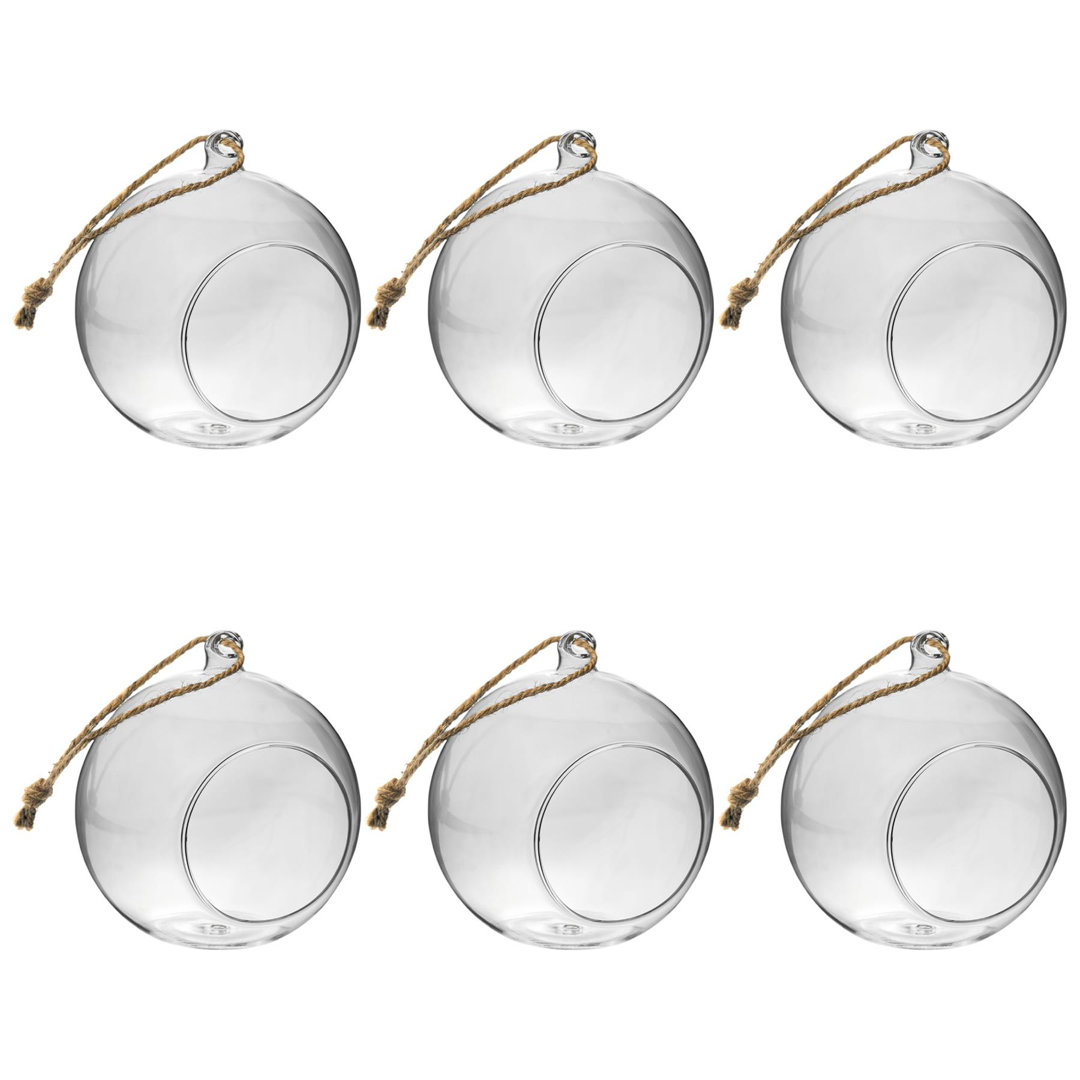 Nicola Spring - Hanging Glass Terrariums - Clear