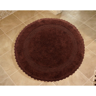 Jarris Soft Circle 100% Cotton Reversible Bath Rug