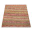 Tapis unique en laine noué à la main des années 1960 de 4 pi 4 po x 5 pi 1 po rouge / gris / vert