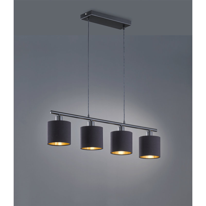 Norhad 4 - Light Kitchen Island Pendant, Black