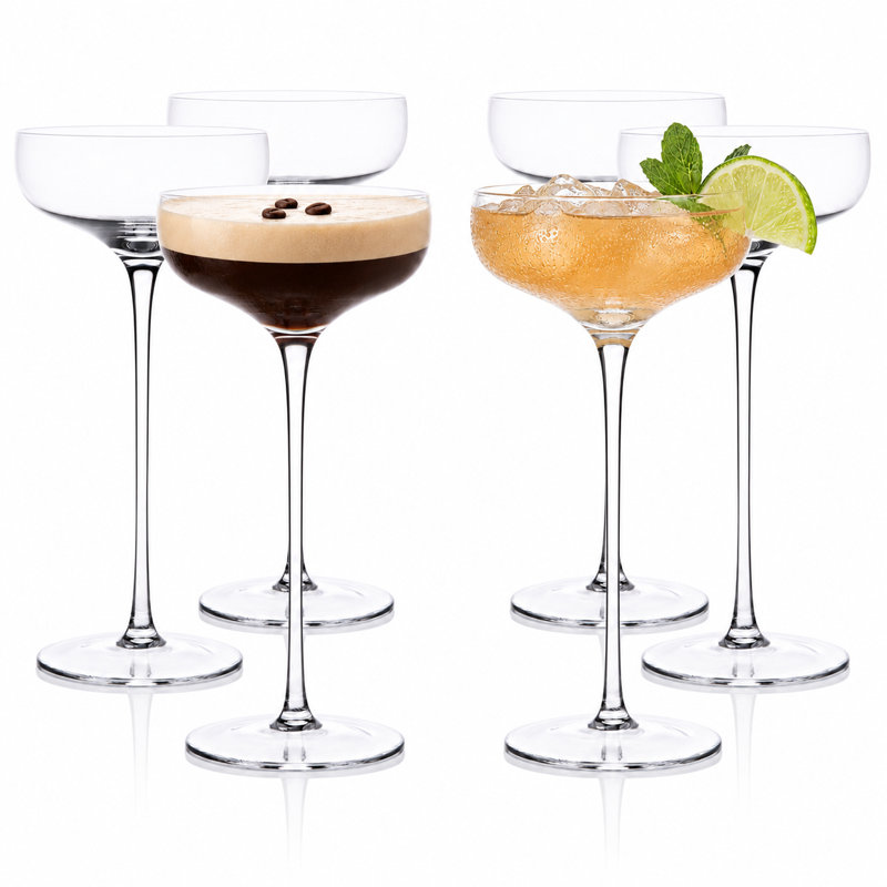 Elegant Long Stem Martini Coupe (7.5oz)