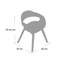 Costa Walnut armchair-117204000