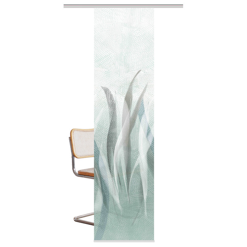 Room Darkening Sliding Panel Single Panel, Sage