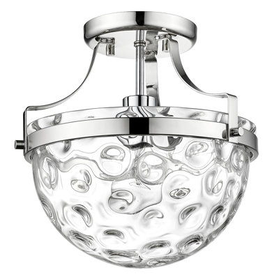 Cannava Glass Semi Flush Mount