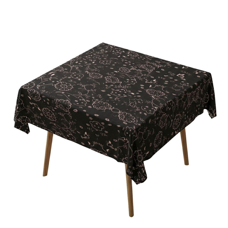 Elegant Tablecloth (55 x 55 Inches), 65% Cotton / 35% Polyester, Easy Clean, Machine Washable at 86°F, Tumble Dryer Safe, Ironable | Perfect for Dining Table & Special Occasions, Durable & Stylish Design
