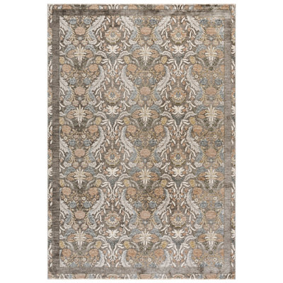 Bloom 716 Performance Damask Rug