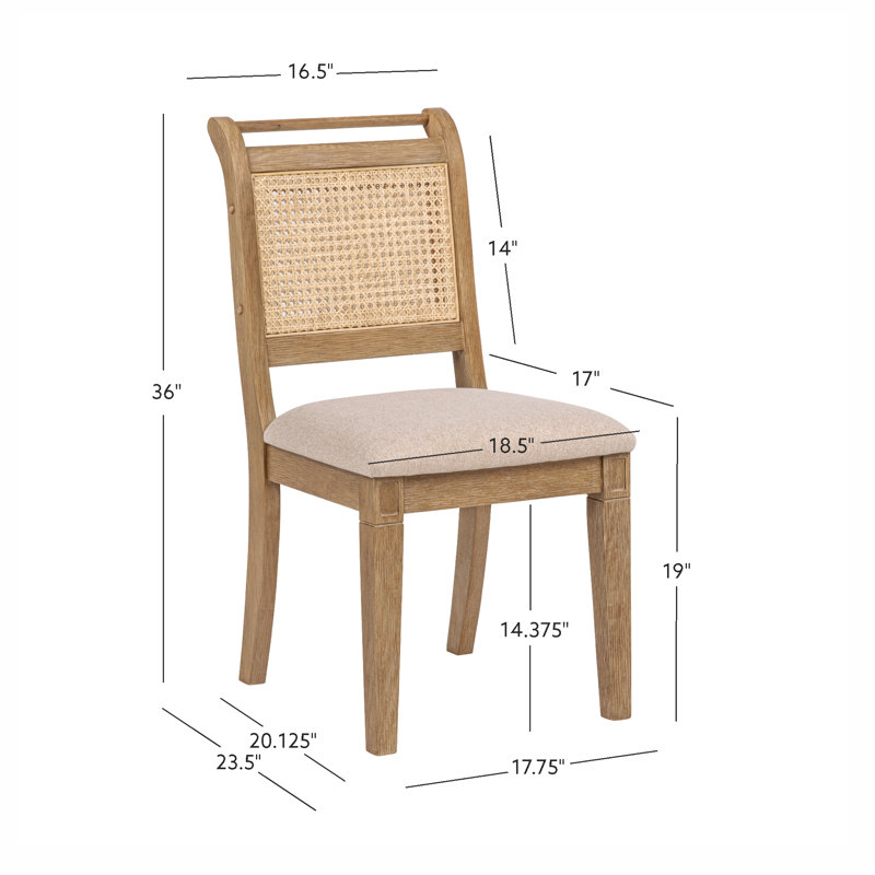 Emerson Natural Cane Dining Chair