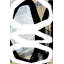 «Bold Black On White No3», reproduction d'art sur toile géante 72 po x 48 po-101719028