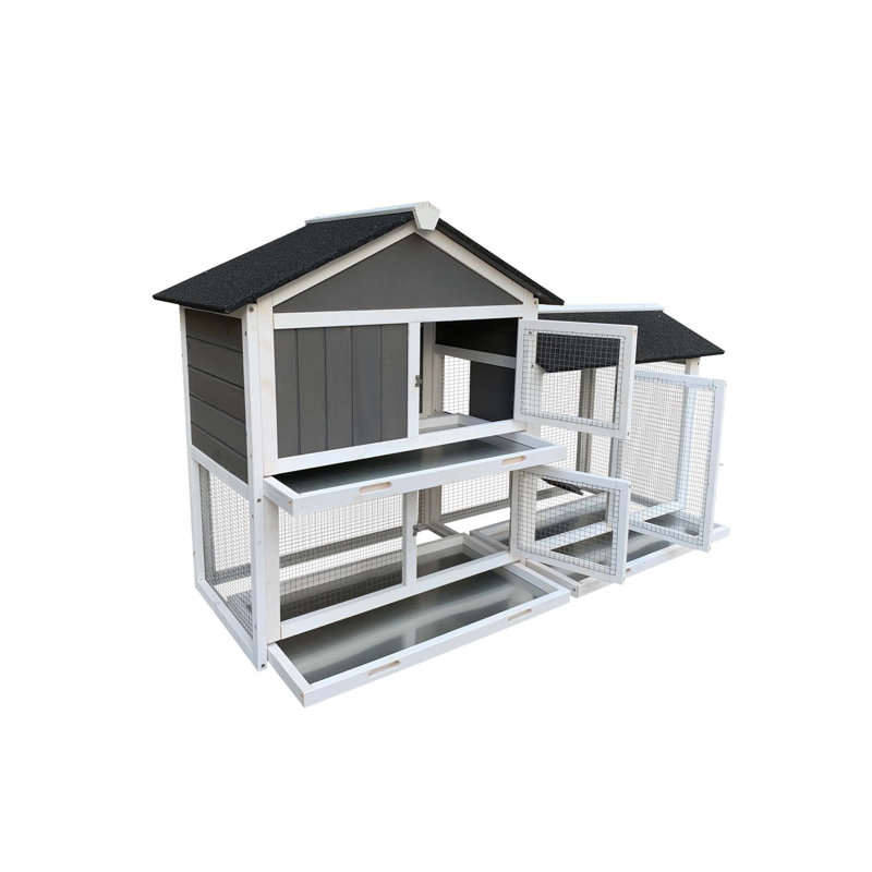 Cage à lapins d'extérieur de qualité supérieure avec un design multifonctionnel pour les petits animaux de compagnie
