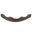 Bordure de jardin en pierre recyclée brune H 3,25 po x L 48 po x P 3,24 po en brun, paquet de 2