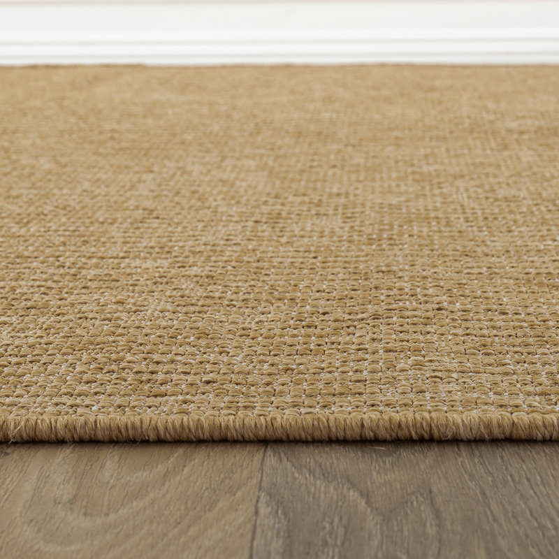 Tapis intérieur / extérieur réversible aspect jute patiné, Rectangle 7 pi 10 po x 10 pi