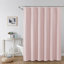 Rideau de douche rose pour salle de bain 72 po x 72 po, rideaux de douche gaufrés en relief gaufré en 3D, style hôtel de campagne doux, hydrofuge, lavable à la machine, rose, l 72 po x L 72 po