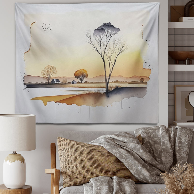 Polyester Tapestry, 50" H x 60" W