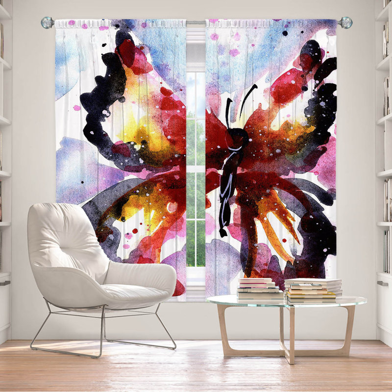 Rideau en polyester, L 40 po x L 82 po