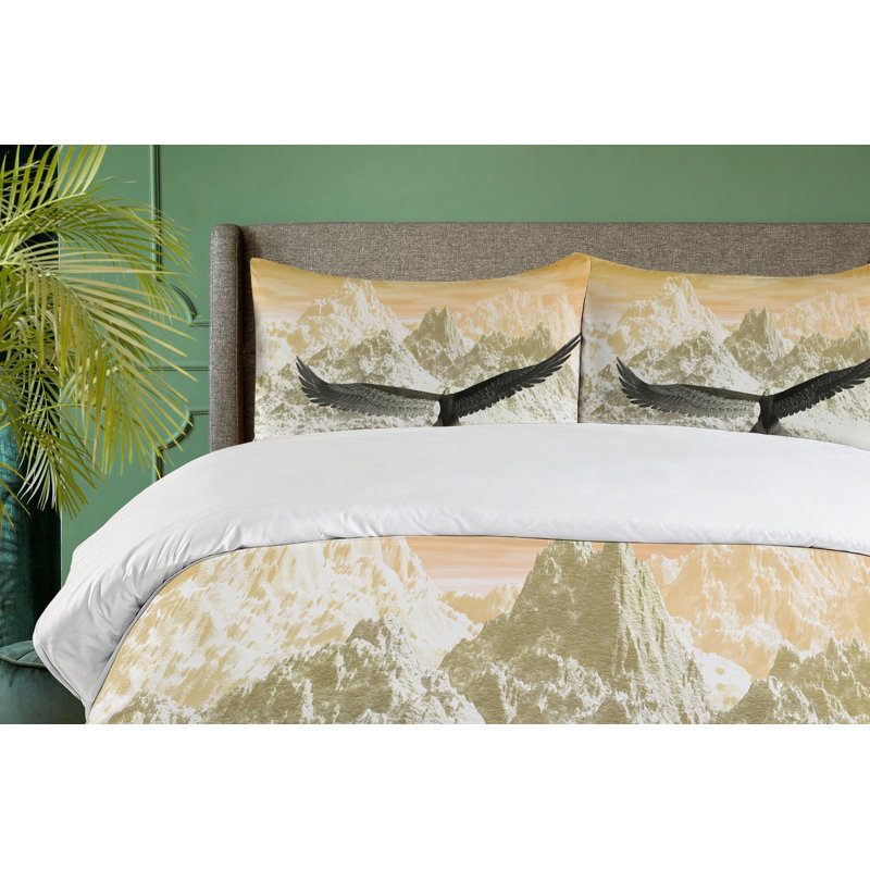Rustic Duvet Cover, Twin Duvet Cover + 1 Pillow Sham