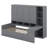 Daybed With All-In-One Cabinet, Desk And Shelves, Wooden Daybed Sofa Bed Frame With 3 Drawers-1412761855-1412761853