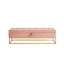Banc de lit rembourré en velours 58,6 pouces avec rangement et base en métal-388996070-388996090