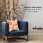 Housse de coussin floral en polyester