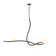 Slide 3 - Light Unique Modern Linear Chandelier