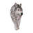 Wolf Head Sculpture Wall Hanging Ornament