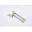 Robinet de lavabo mural avec robinet pivotant et bras articulés doubles-56648906