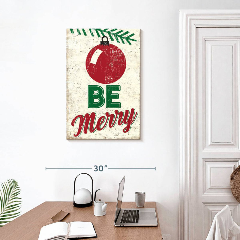 Be Merry, 30" H x 20" W