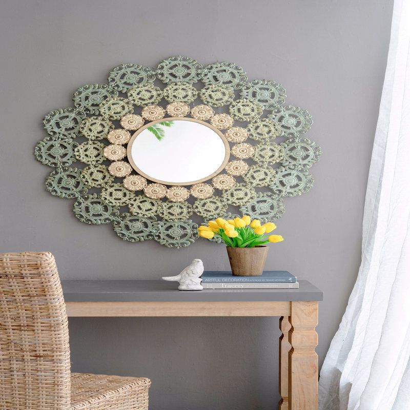 Miroir médaillon D38 x 3,5 po Mcguire