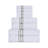 Josann Turkish Cotton Ultra-Plush Solid 8 Piece Highly Absorbent Heavyweight Towel Set-769244281