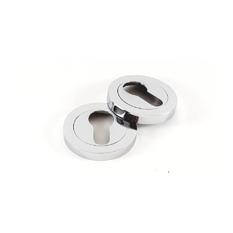 Euro Profile Escutcheon, Polished Chrome