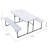Brutton 6 - Person Patio Dining Set with Rectangular Table-1202675018