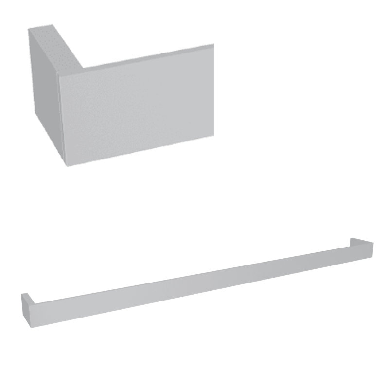 Quartile™ 30.46" Wall Mounted Towel Bar, Polished Chrome