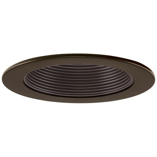 4'' Brown Baffle Recessed Trim