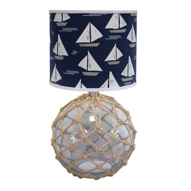 Lampe en verre