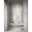Lavabo vasque de salle de bain en marbre blanc naturel-124005803