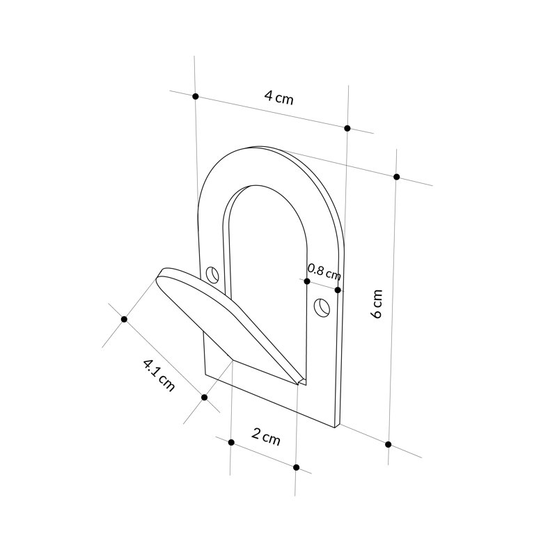 Nicandro Wall Organizer -Single