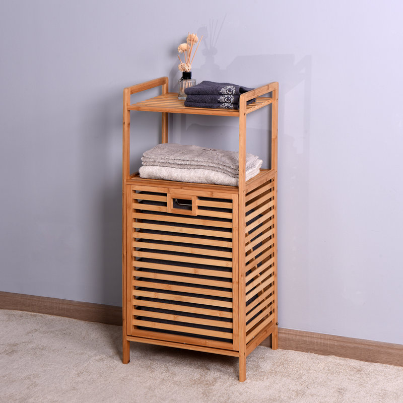 Organisateur de salle de lavage en bambou