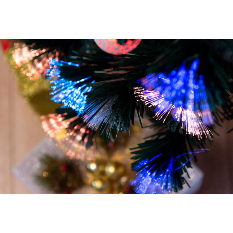 Lighted Artificial Christmas Tree, 3 ft.