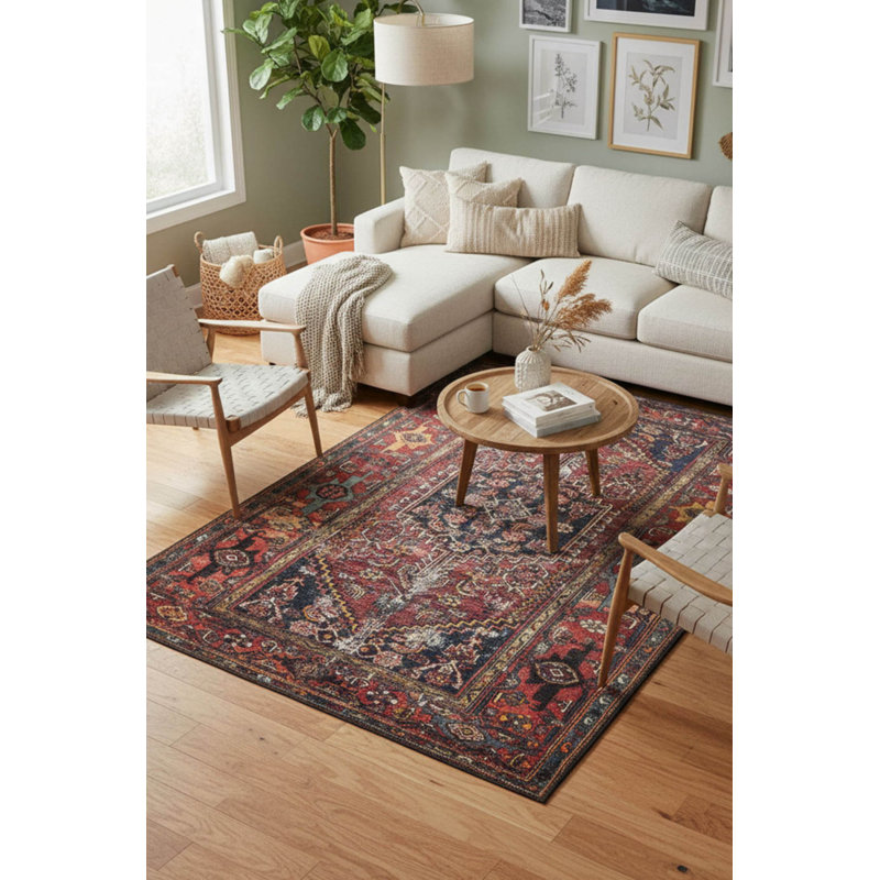 Tapis brun Ottilie, Tapis de couloir 2 pi 6 po x 9 pi 11 po